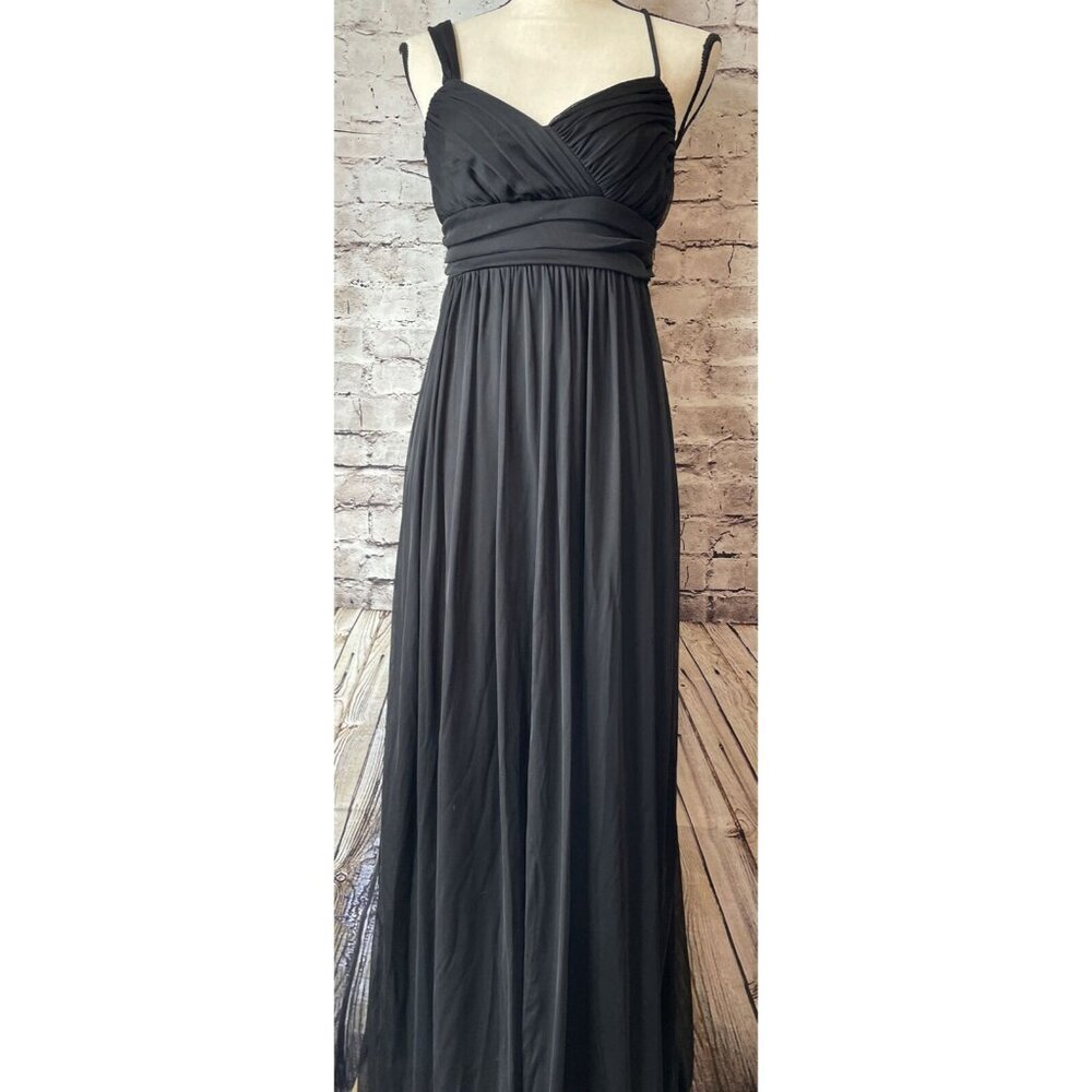 Vtg Y2K Jodi Kristopher 5 Dress Black Dress Gown Formal Long Whimsigoth Babydoll